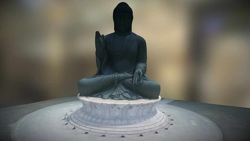 Buddha at Gakwonsa 3d model