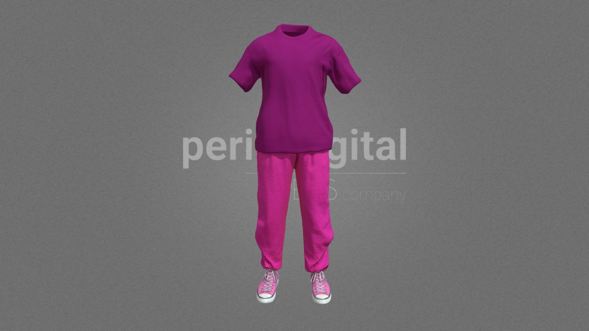 80s Fashion Series 3d model