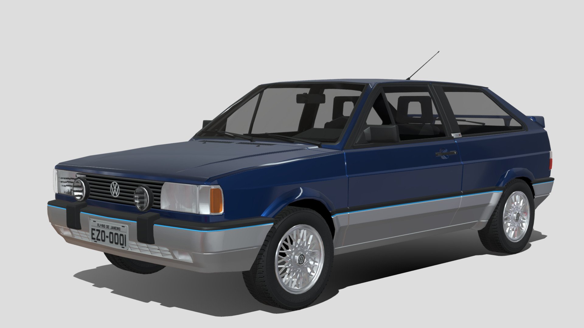 1993 VW Gol GTi 3d model