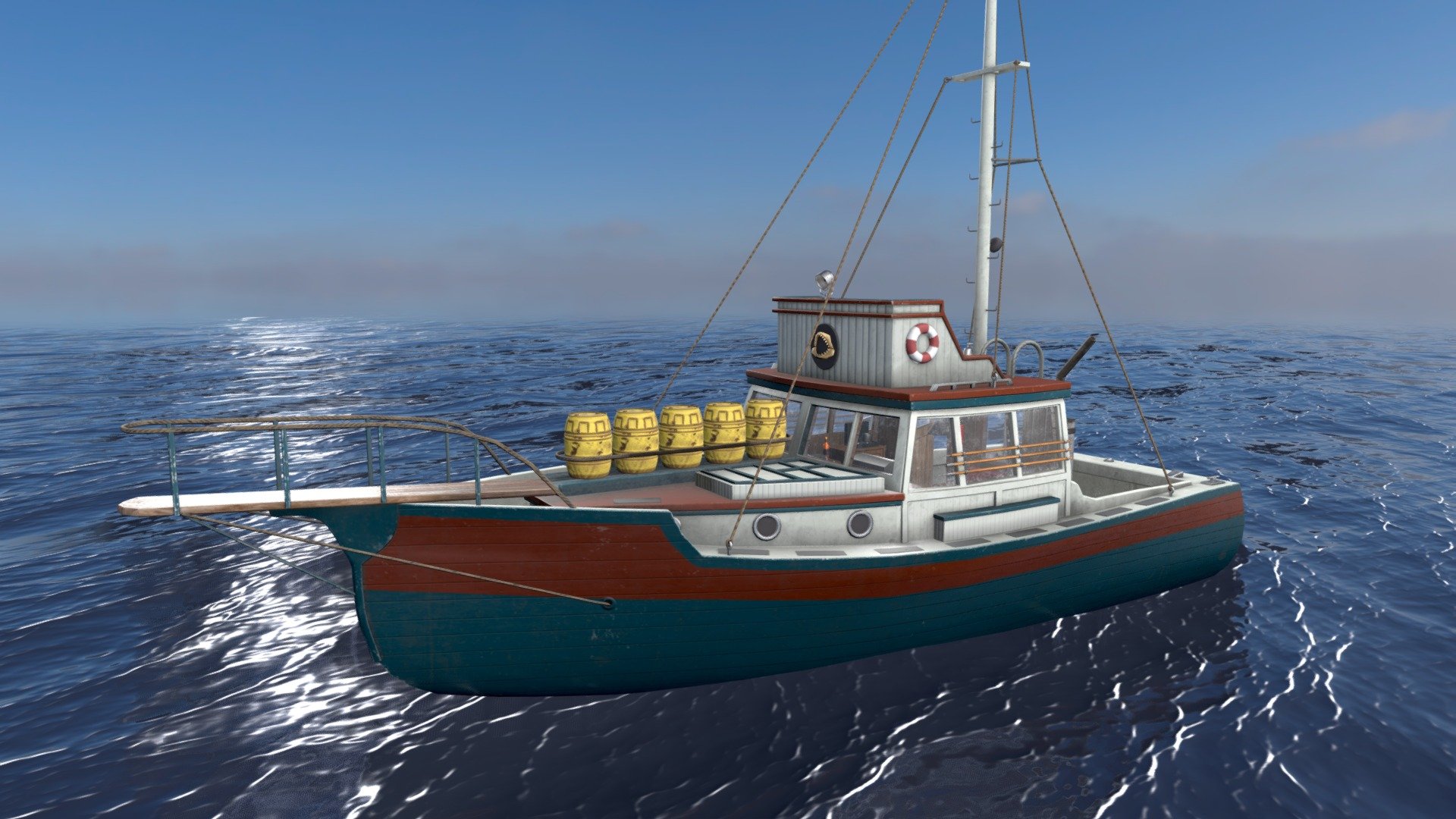 Fishing Boat 3d model