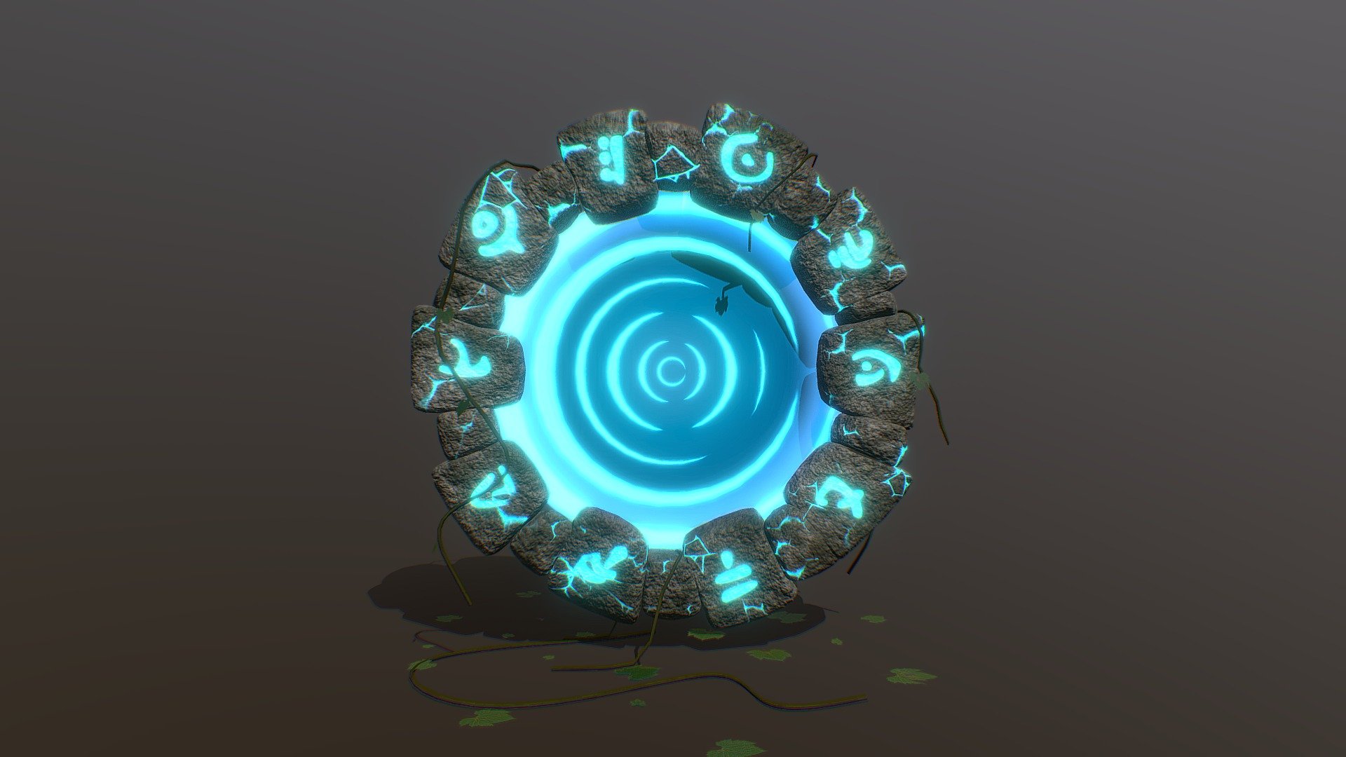 Stone_Portal 3d model