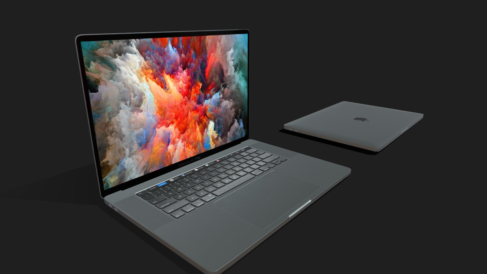 Macbook Pro 3d model