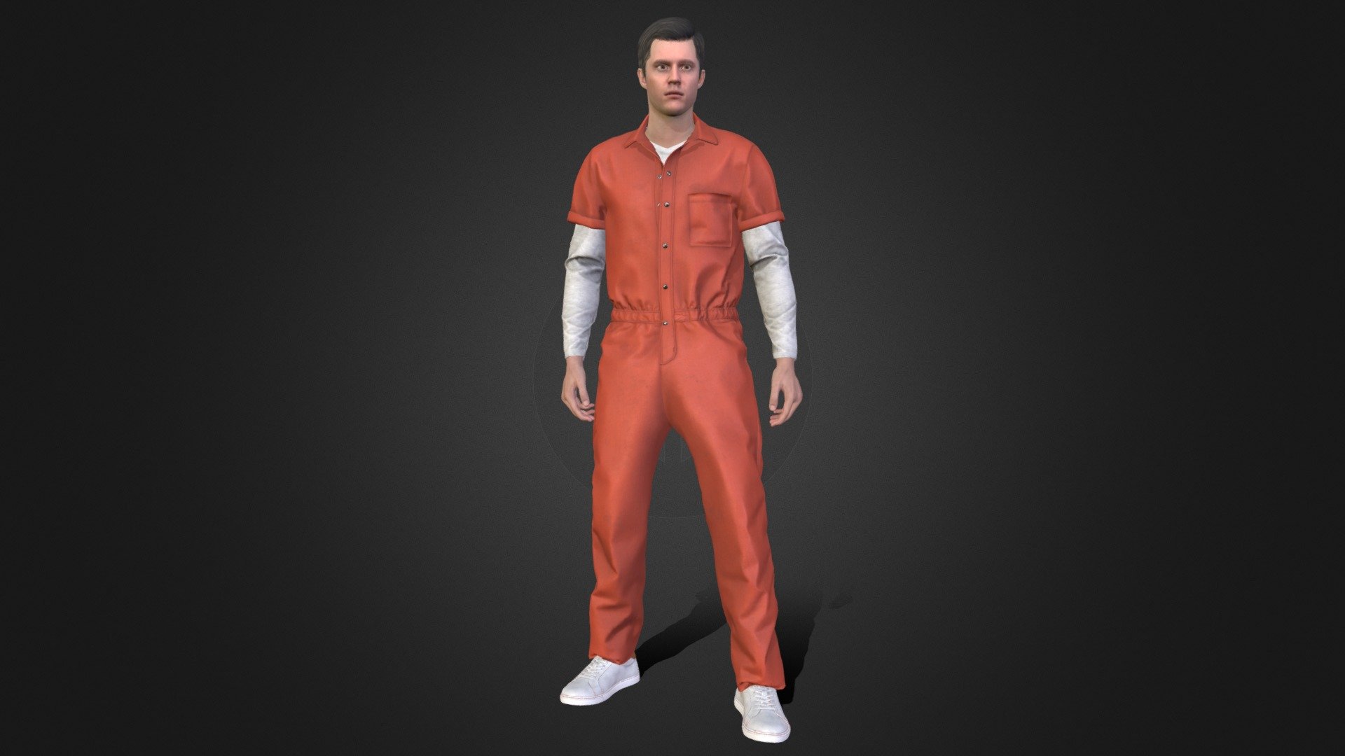 Man Prisoner 3d model