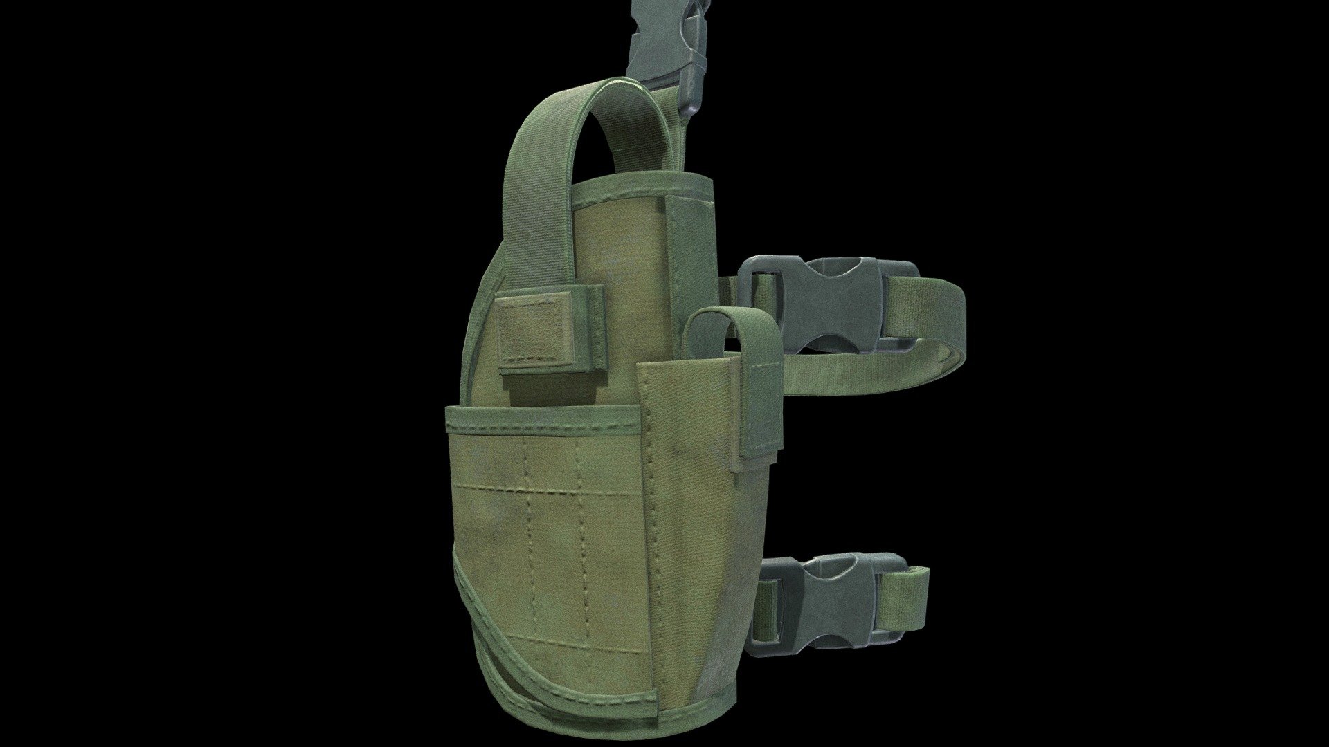 Tactical Holster 3d model