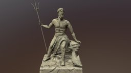 Poseidon Statue