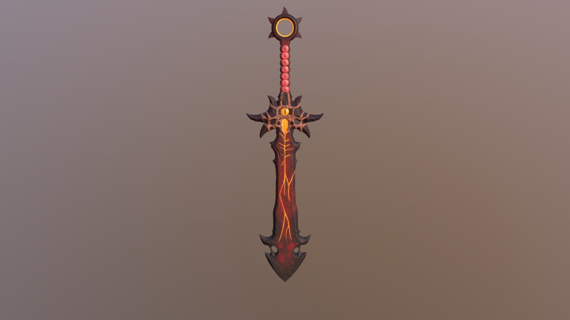 Lava Sword 3d model