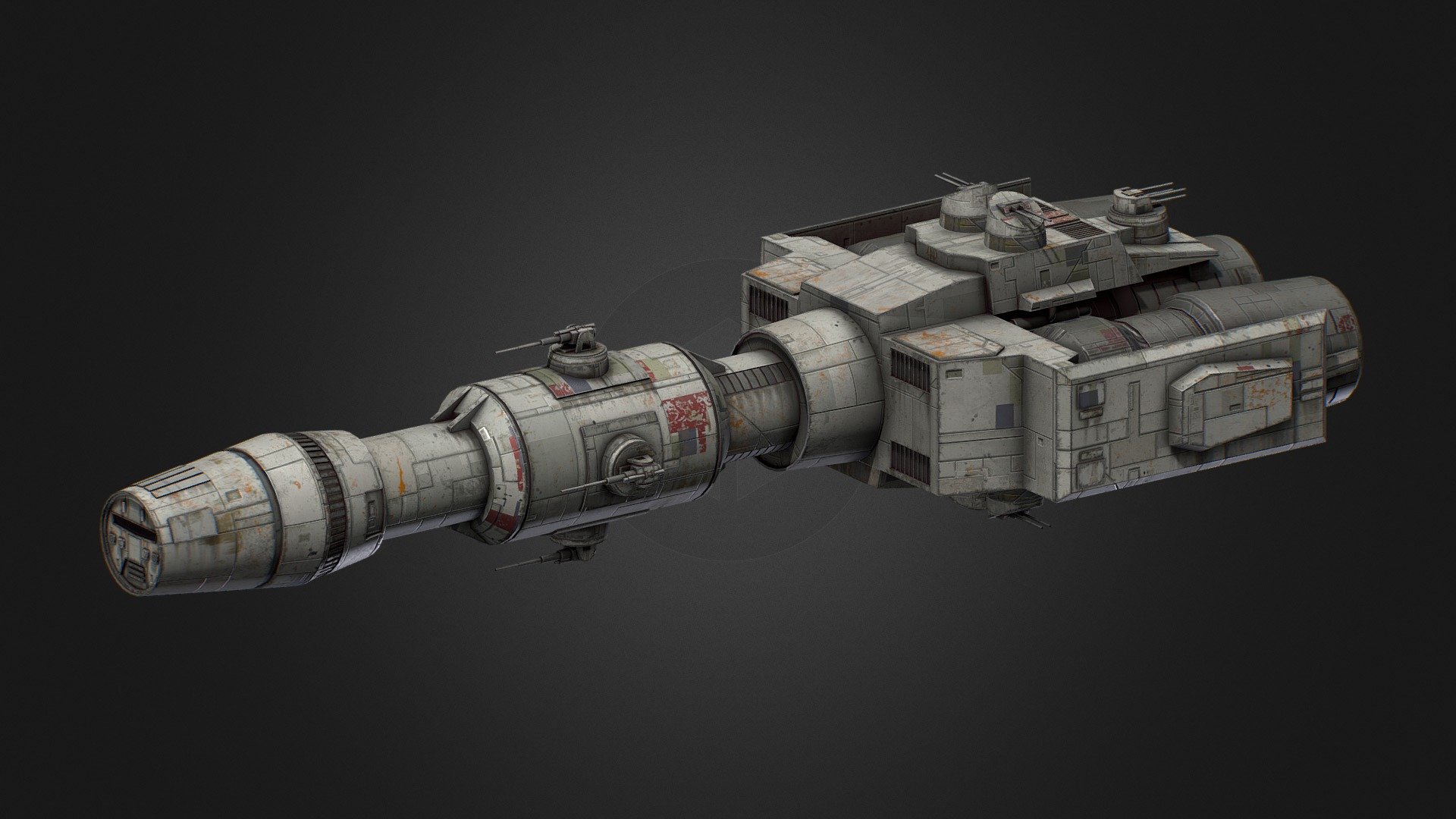 DP-10 Gunship Patreon! 3d model