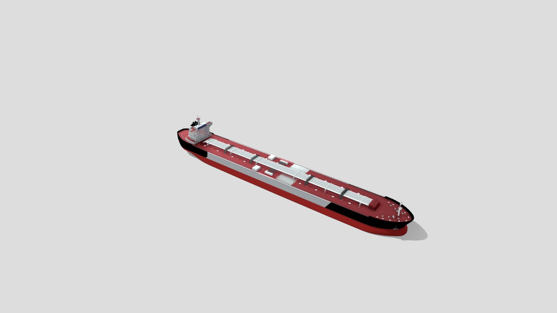 Tanker Ship 3d model