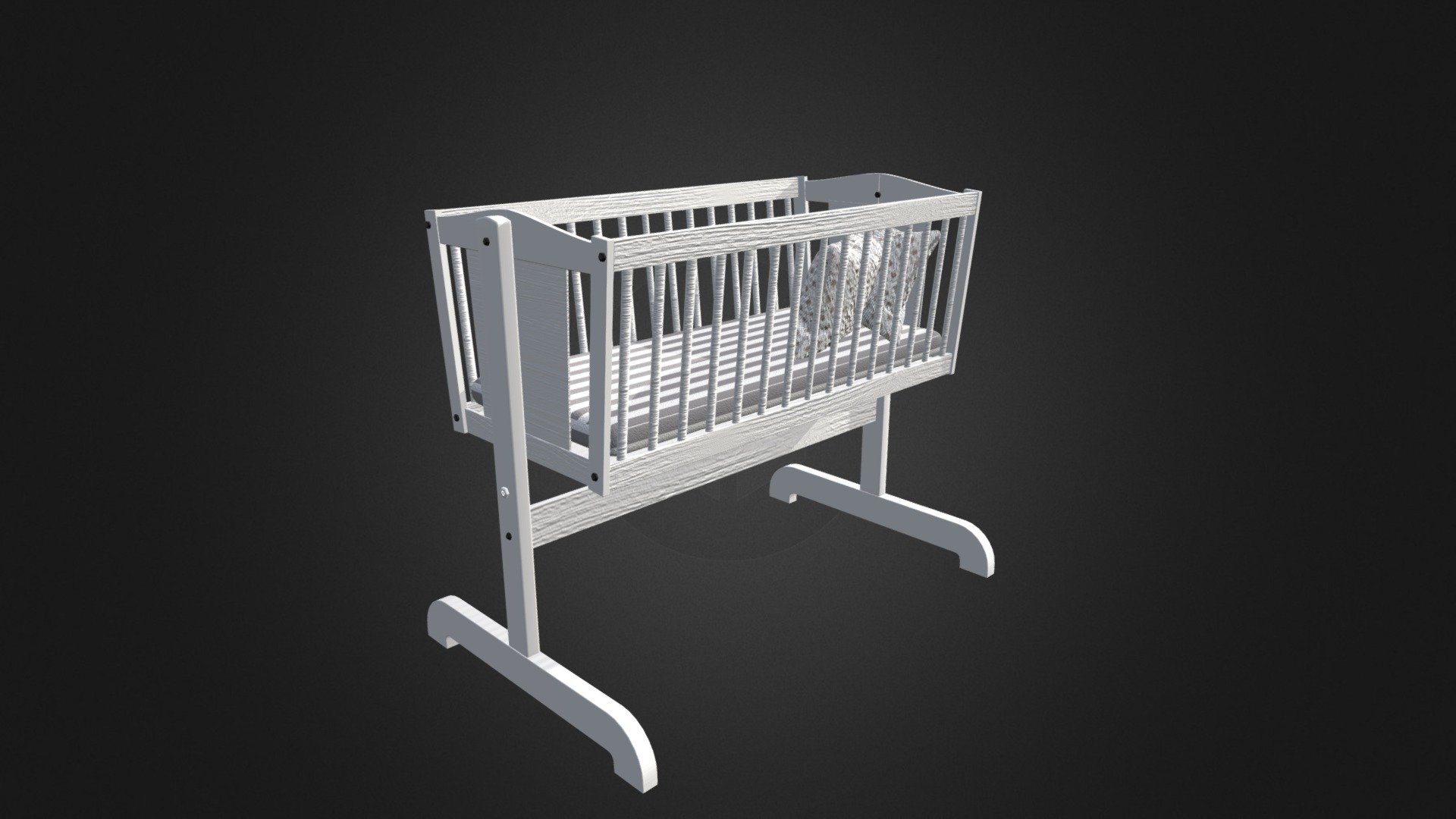 White Cradle 3d model