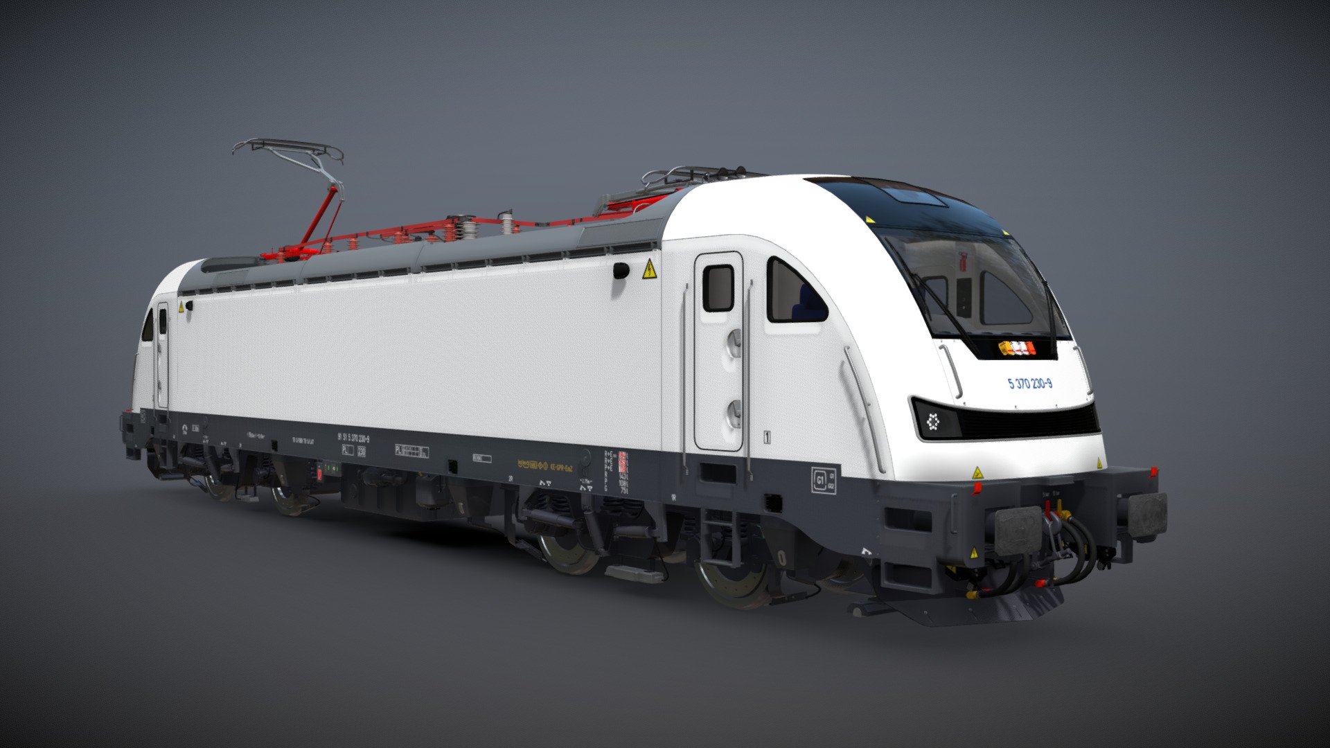 Multi-System Locomotive [Highly detailed] 3d model