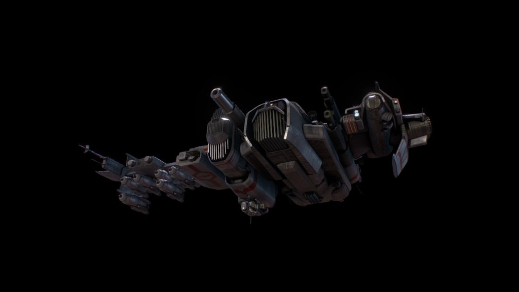 OBA Gunship 3d model