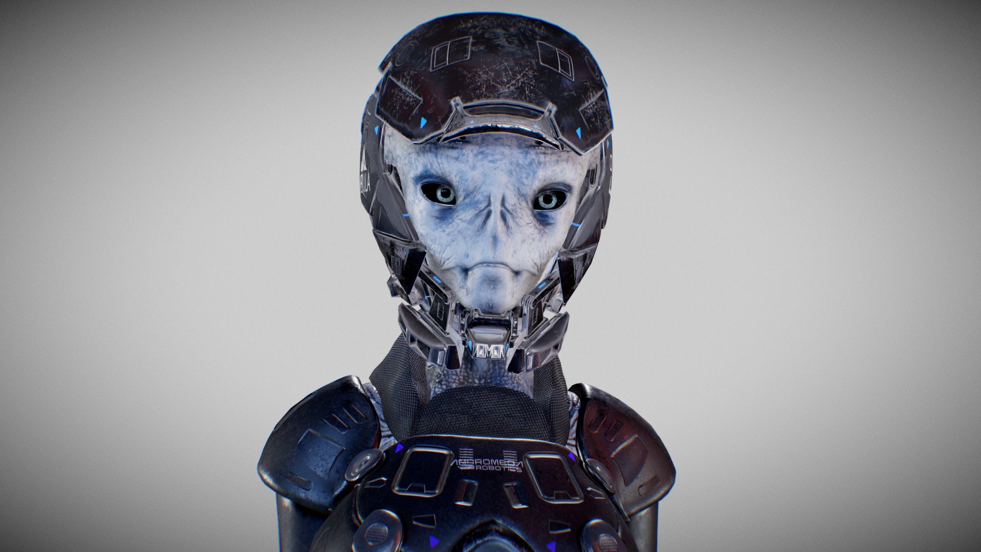 ALIEN HUMANOIDE BZ-3456 BY Oscar creativo 3d model