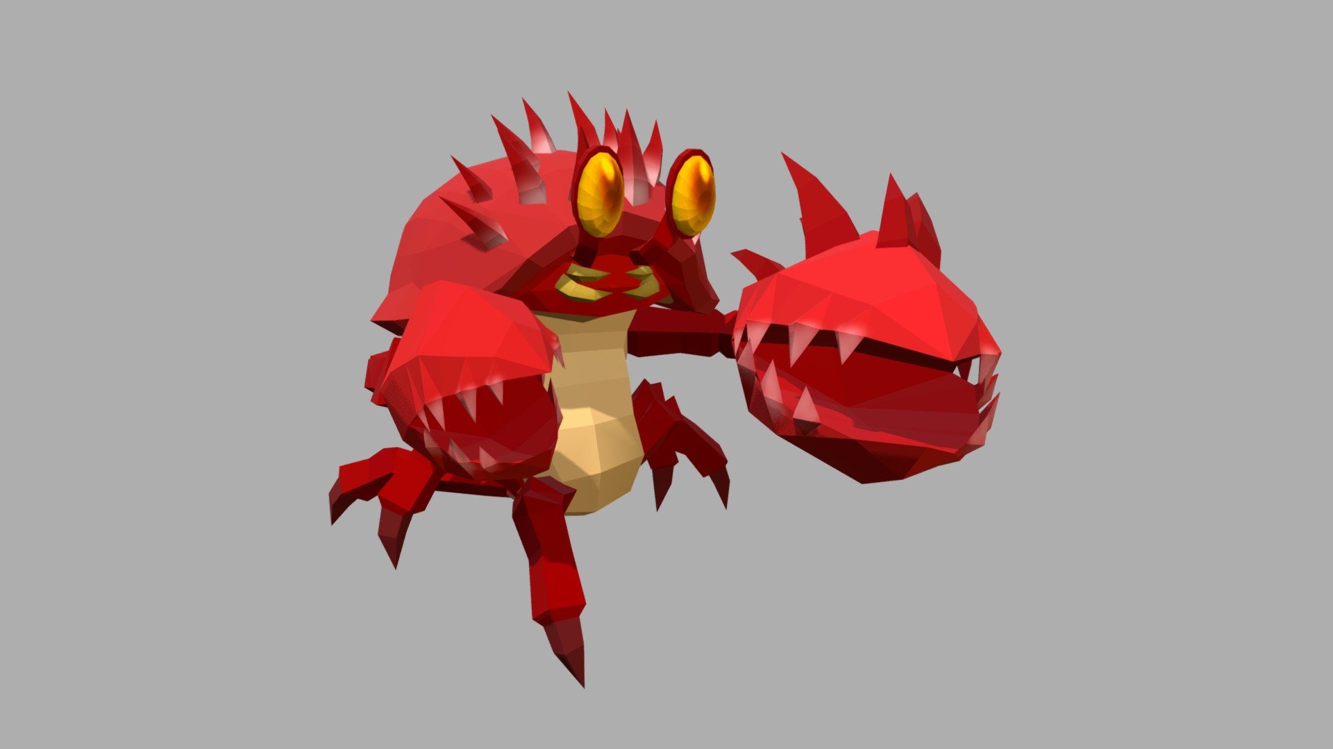 Crab 3d model