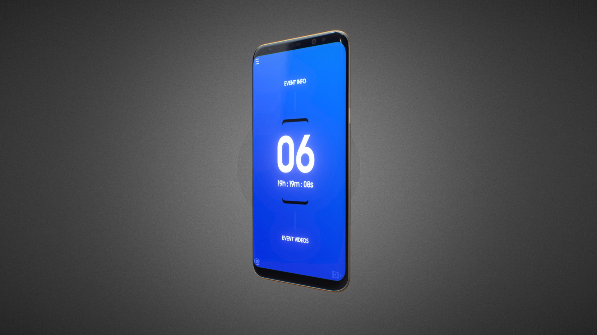 Samsung Galaxy S8 Plus for Element 3D 3d model