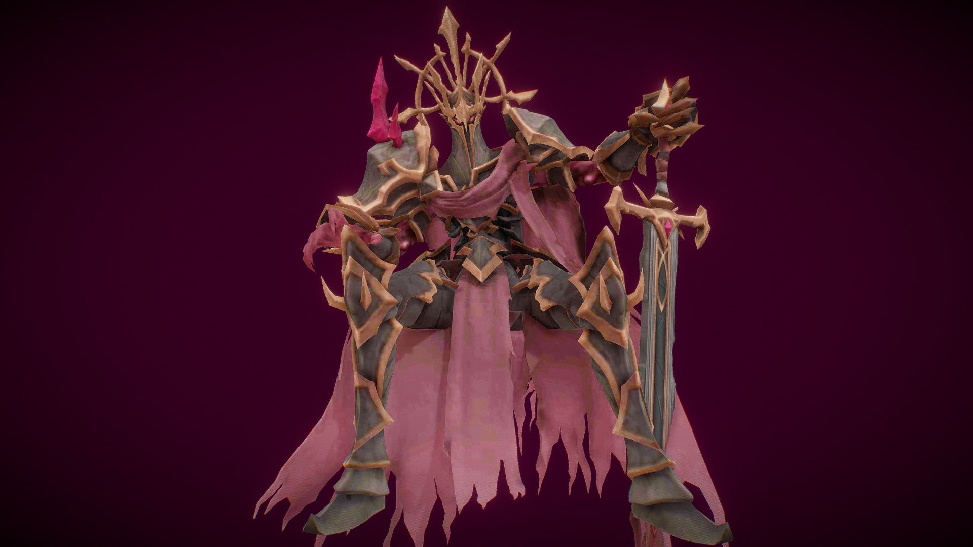 Dark Lord Sauron 3d model