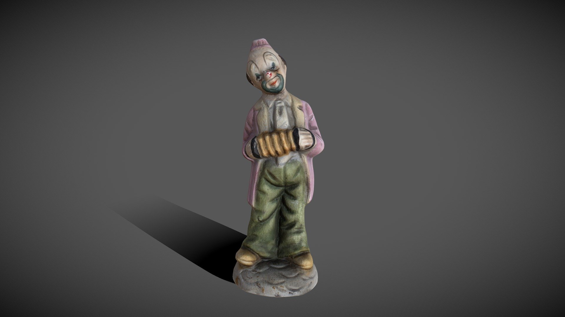 Clown Statue 3d model