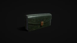 Alligator Leather Clutch Purse