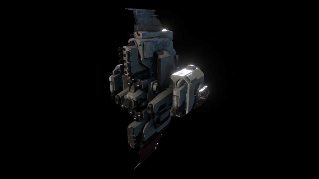 DOM Gunship 3d model