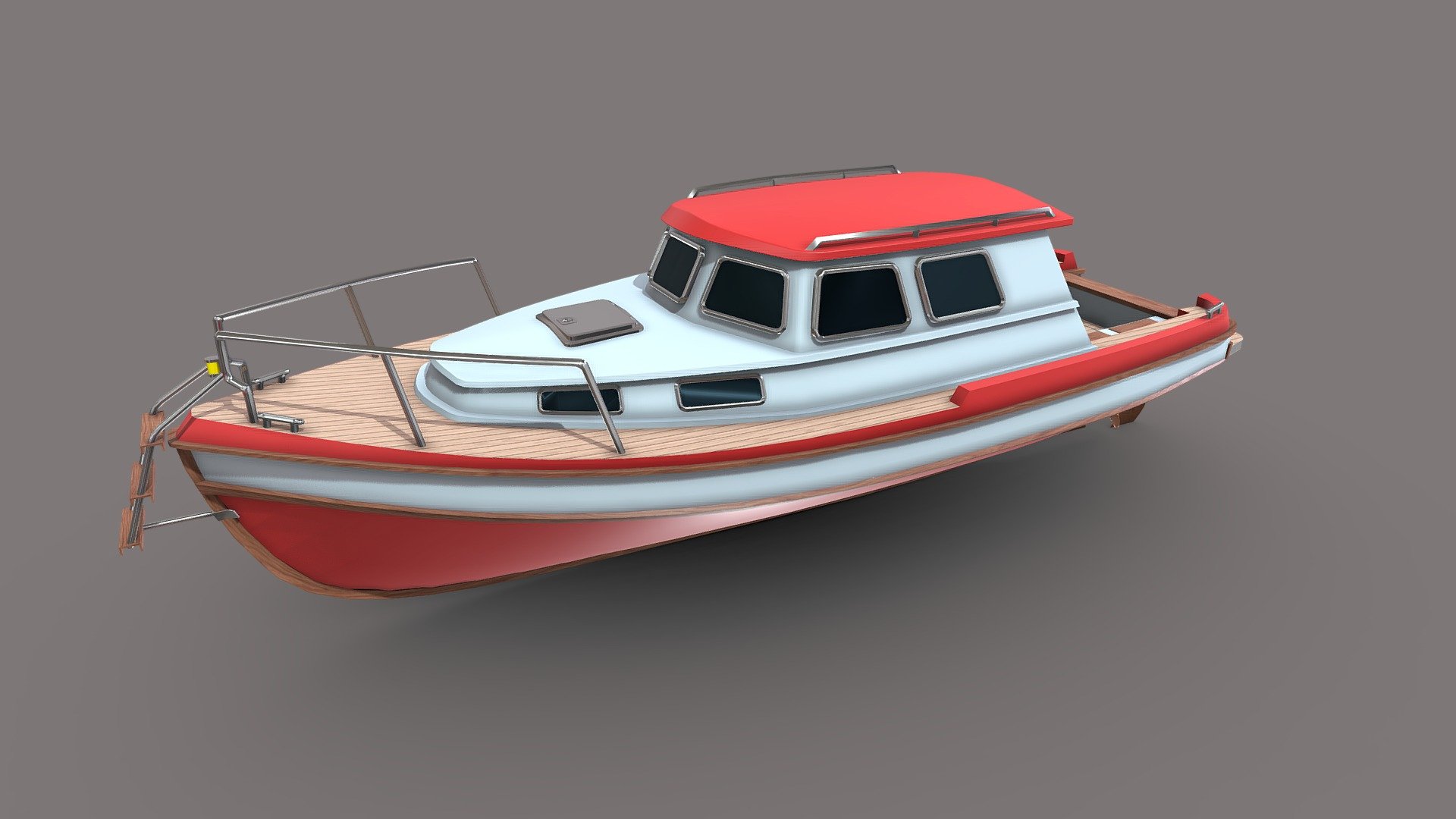 Fishing Boat 3d model