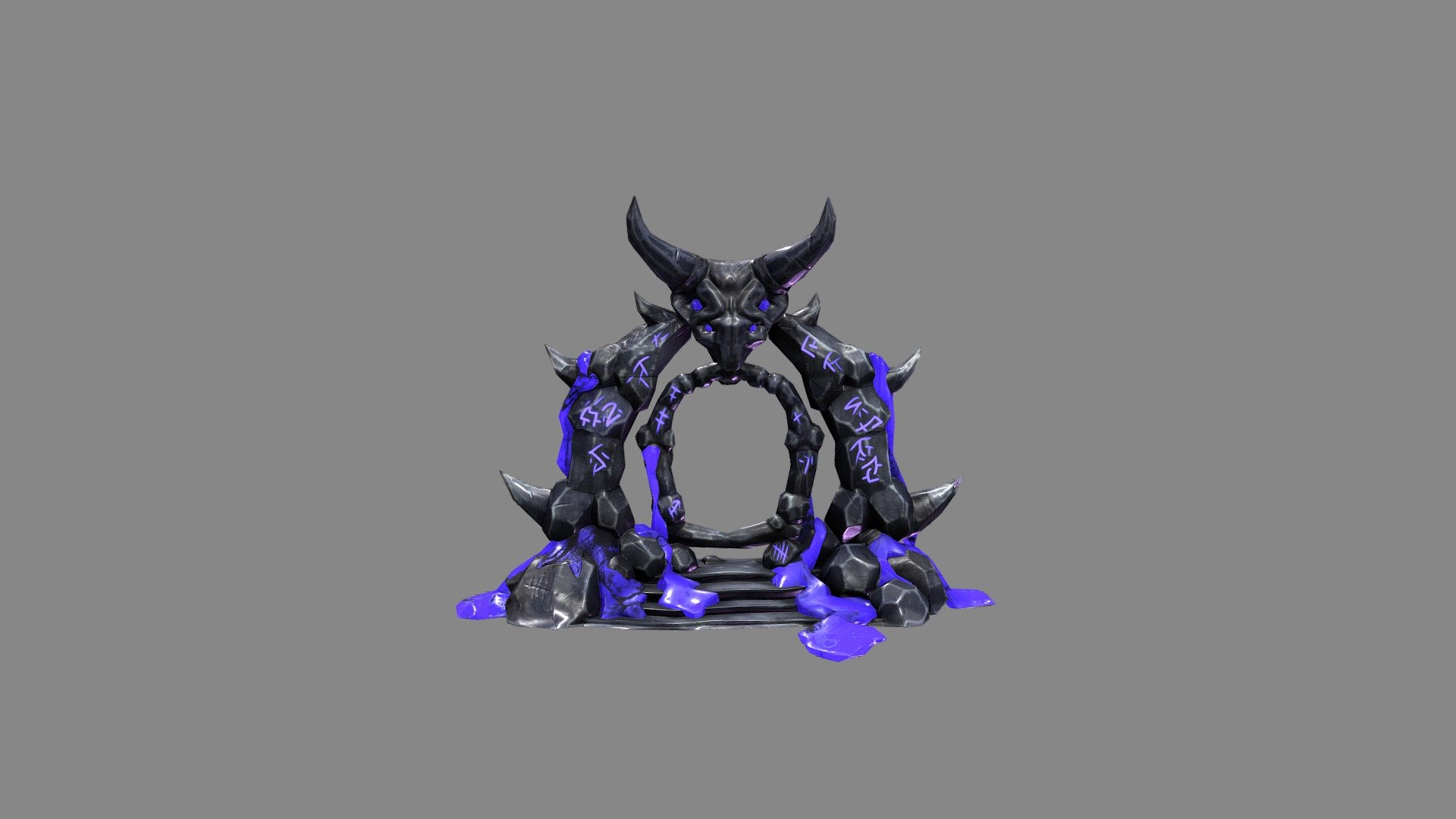 Stylized Magic Portal 3d model