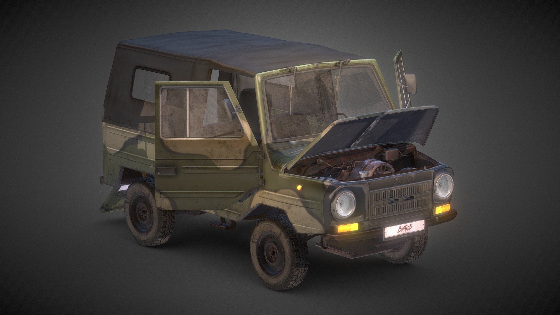 Dayz Bastard 3d model