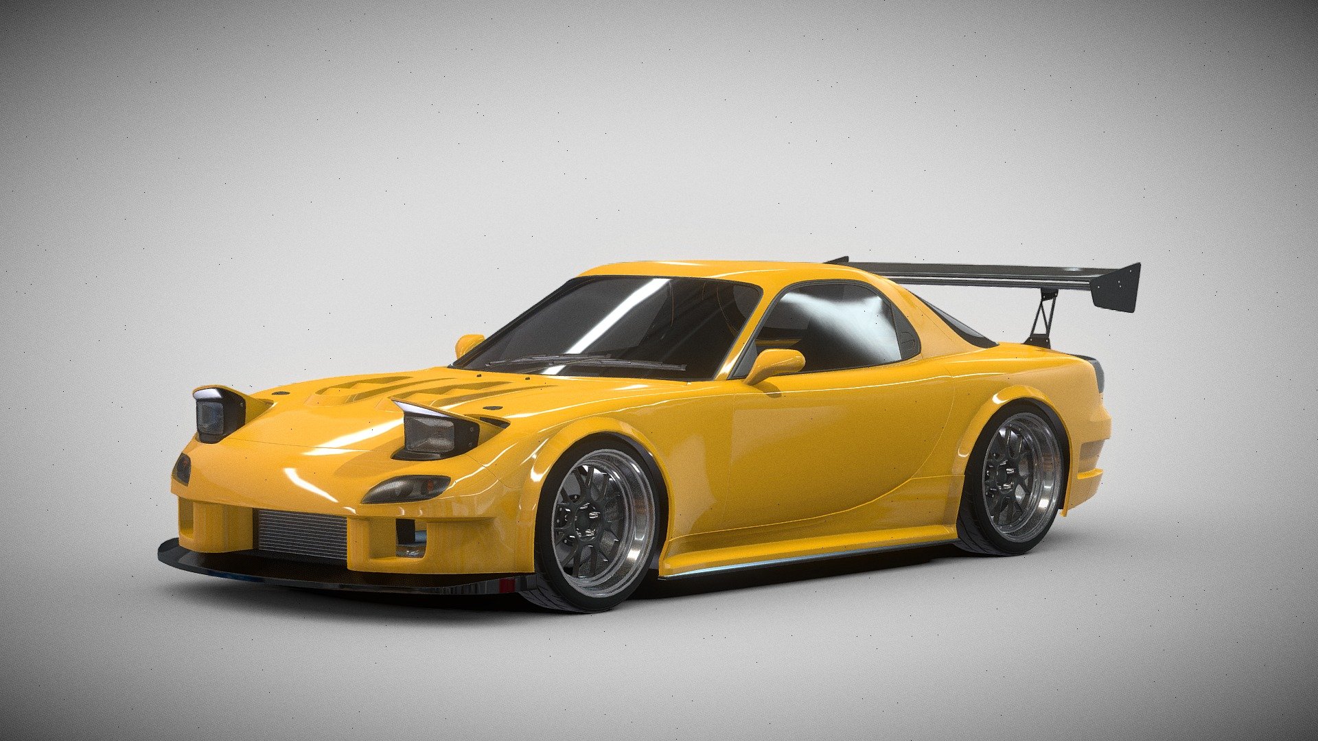 Mazda RX-7 Custom 3d model