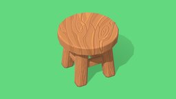 Stylized Stool