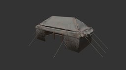 Large militery tent