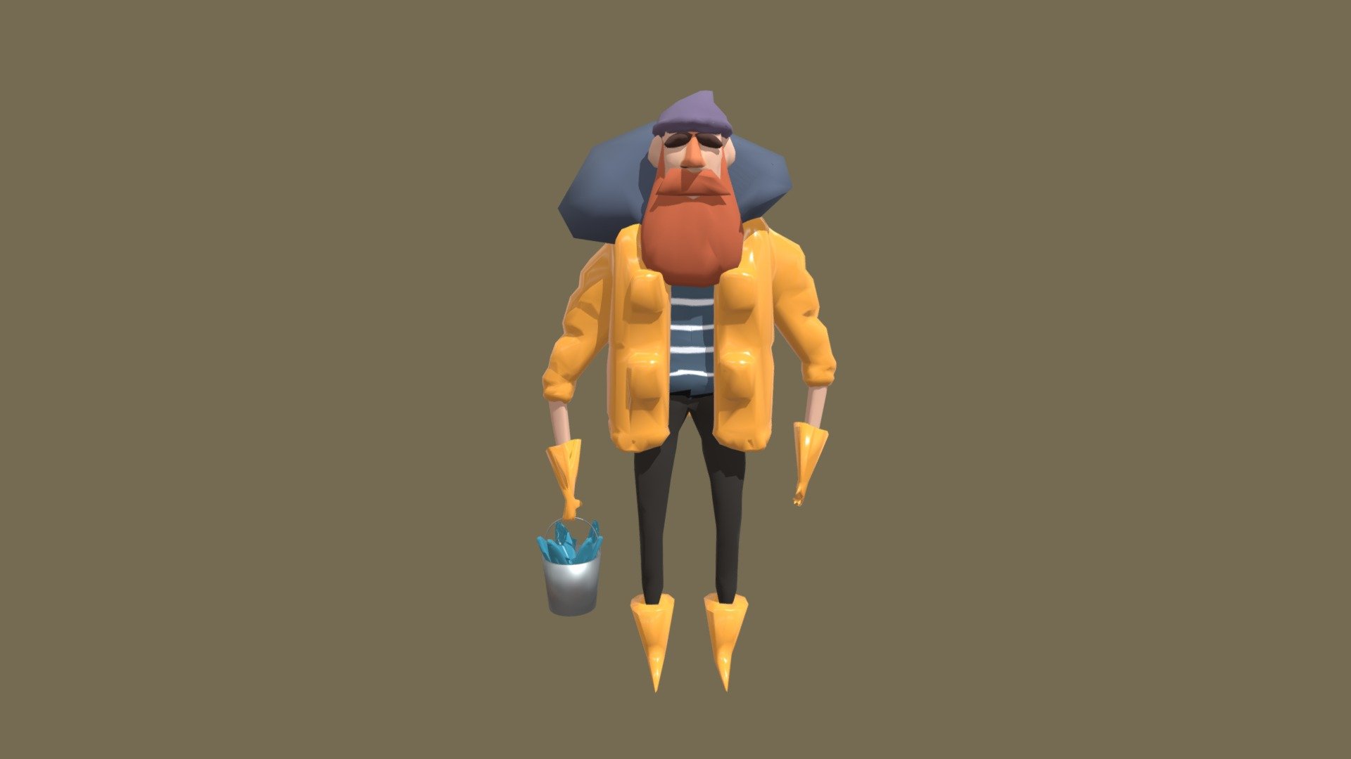 FisherMan 3d model