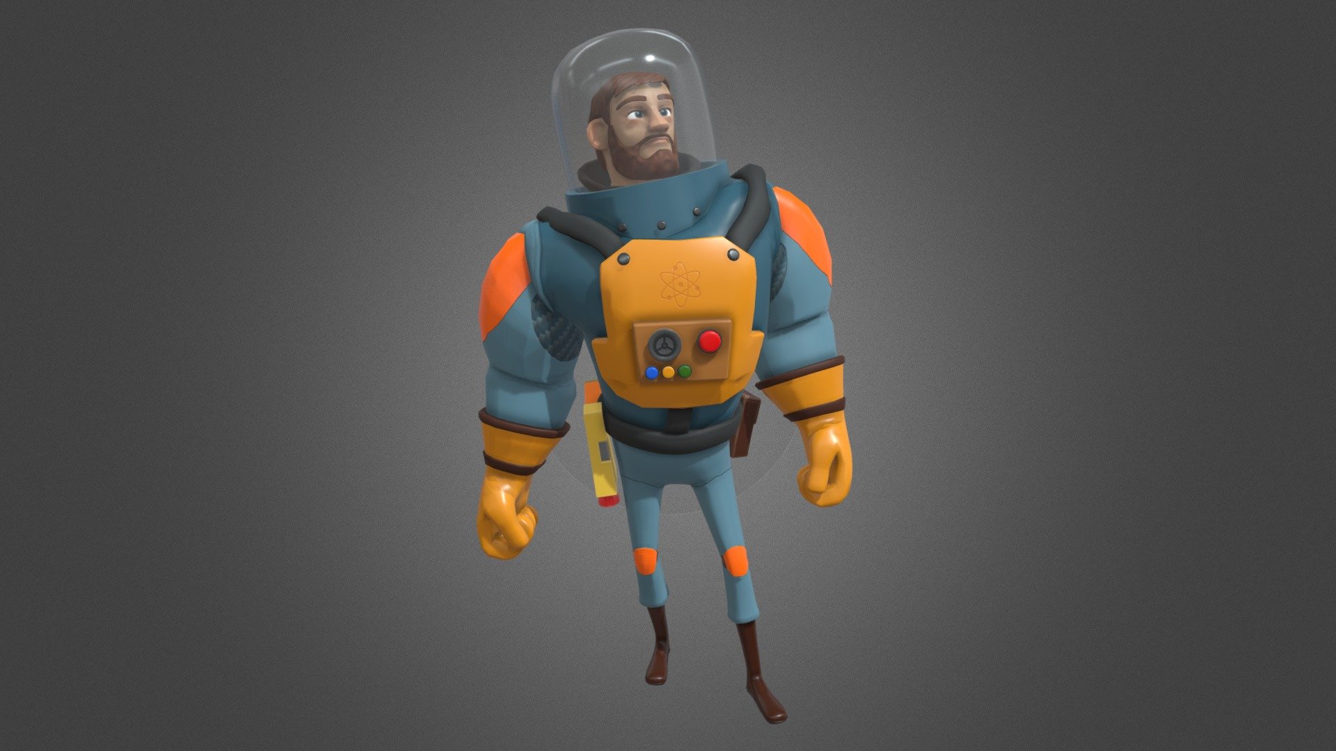 Doug the Astronaut 3d model