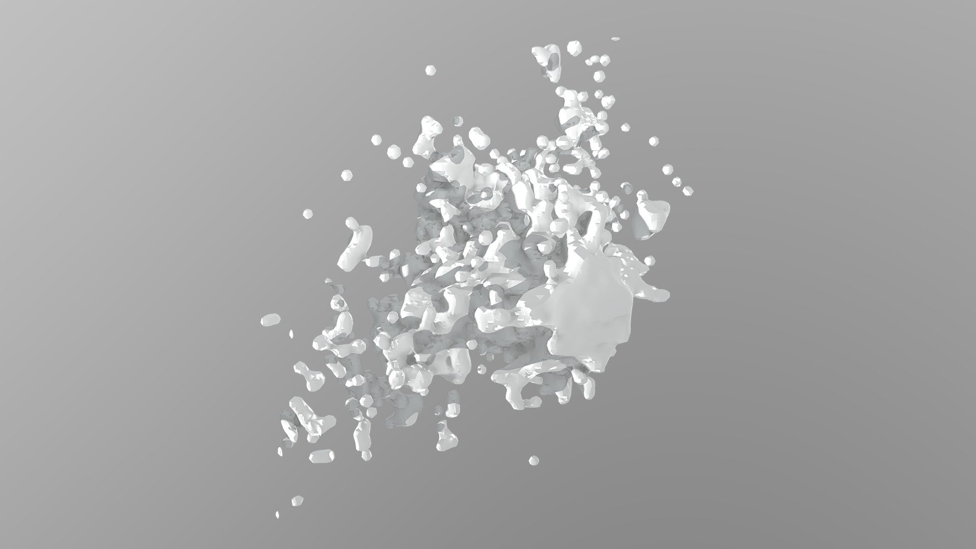 Water Splash varian 1 3d model