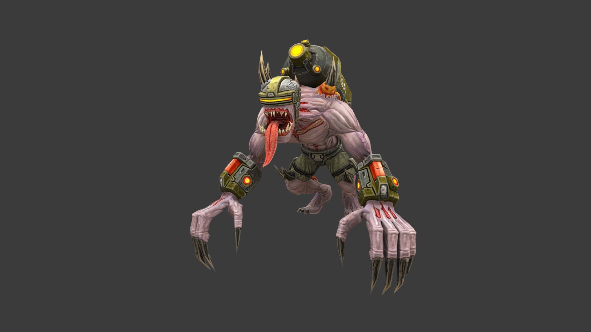 Zombie Miniboss 04 3d model