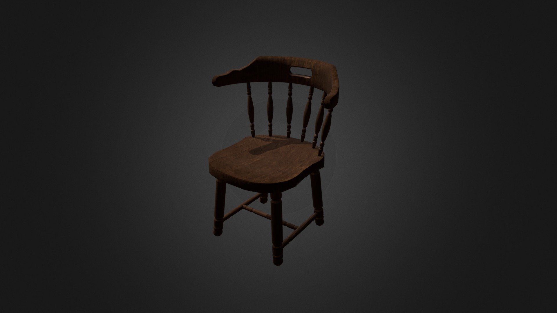 Wooden Chair 3d model