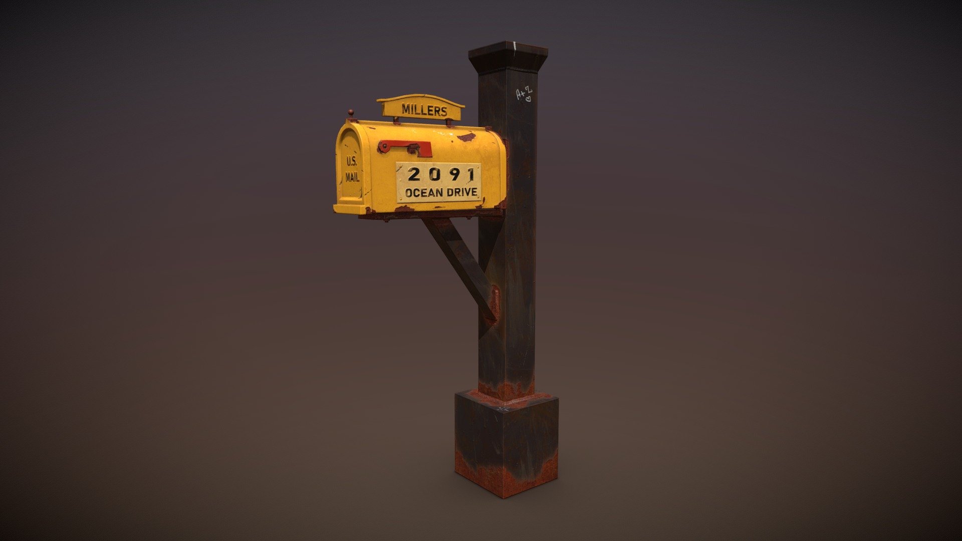 Mailbox 3d model