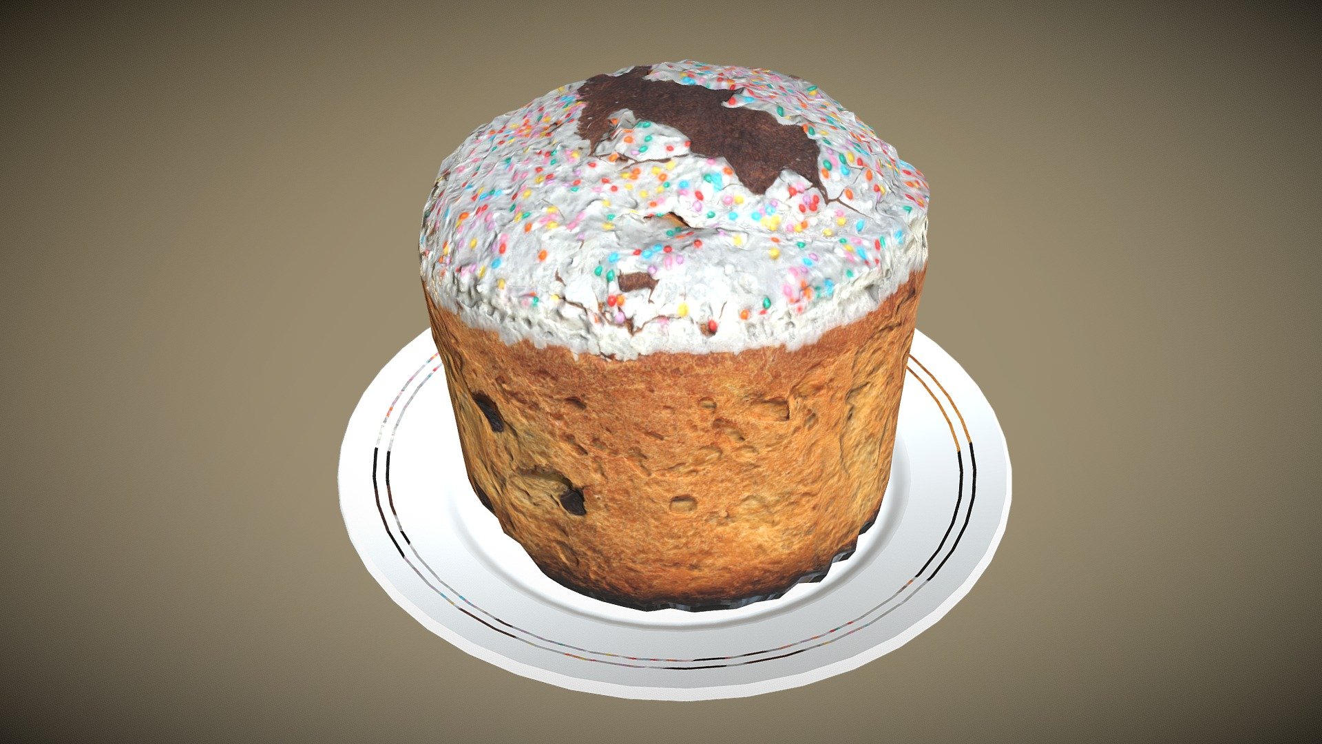 Easter Cake 3d model