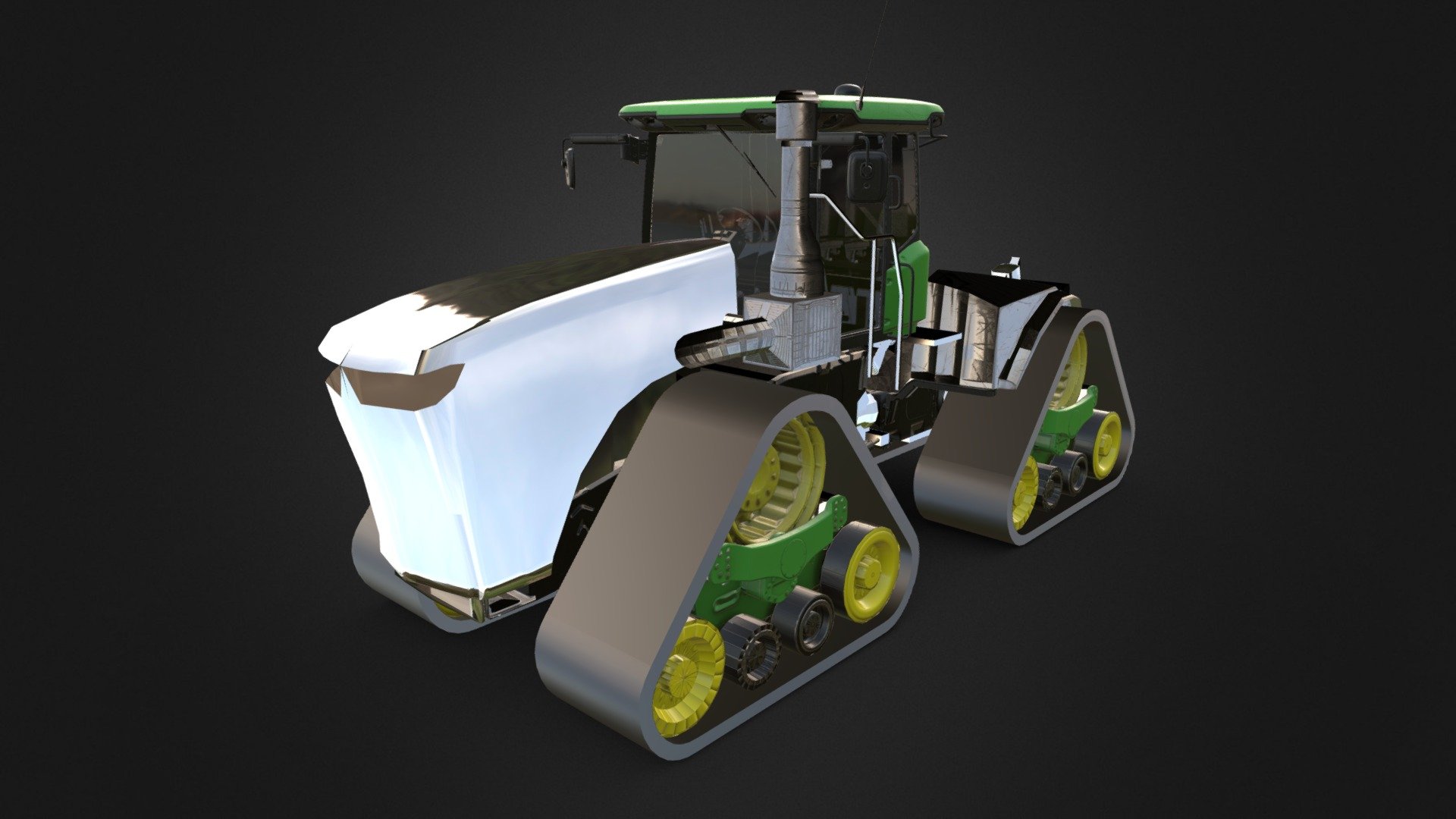 John Deere Trekker 9RX 3d model