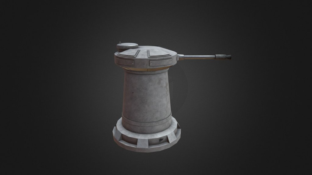 DF-9 Turret 3d model