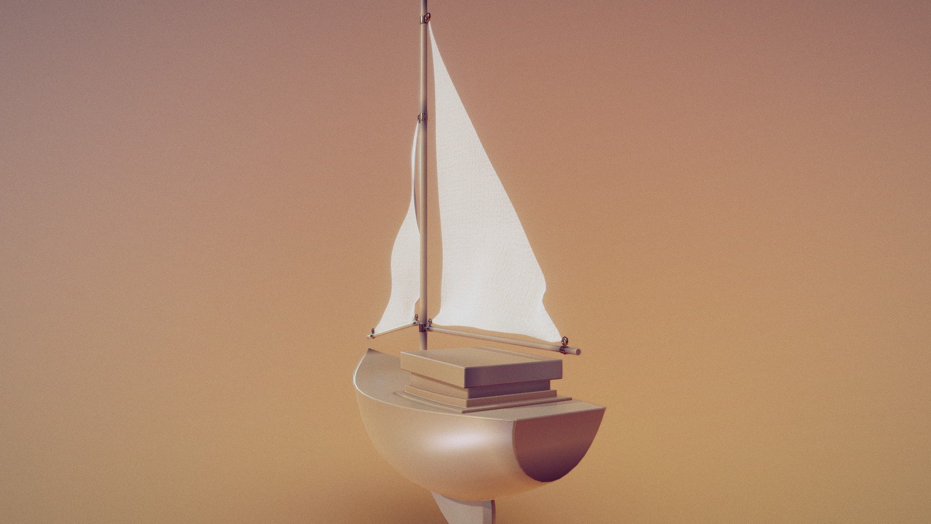 Toy Boat 3d model