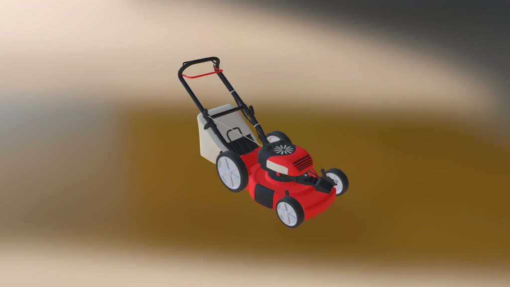 Lawn Mower Dae 3d model