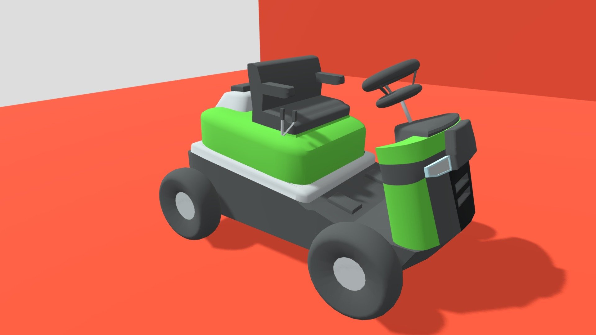 lawn-mower 3d model