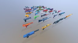 Toon Sci Fi Guns Bundle