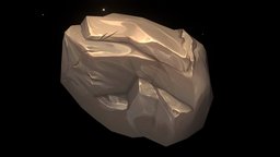 Low-Poly Stylized Rock [Game Ready]