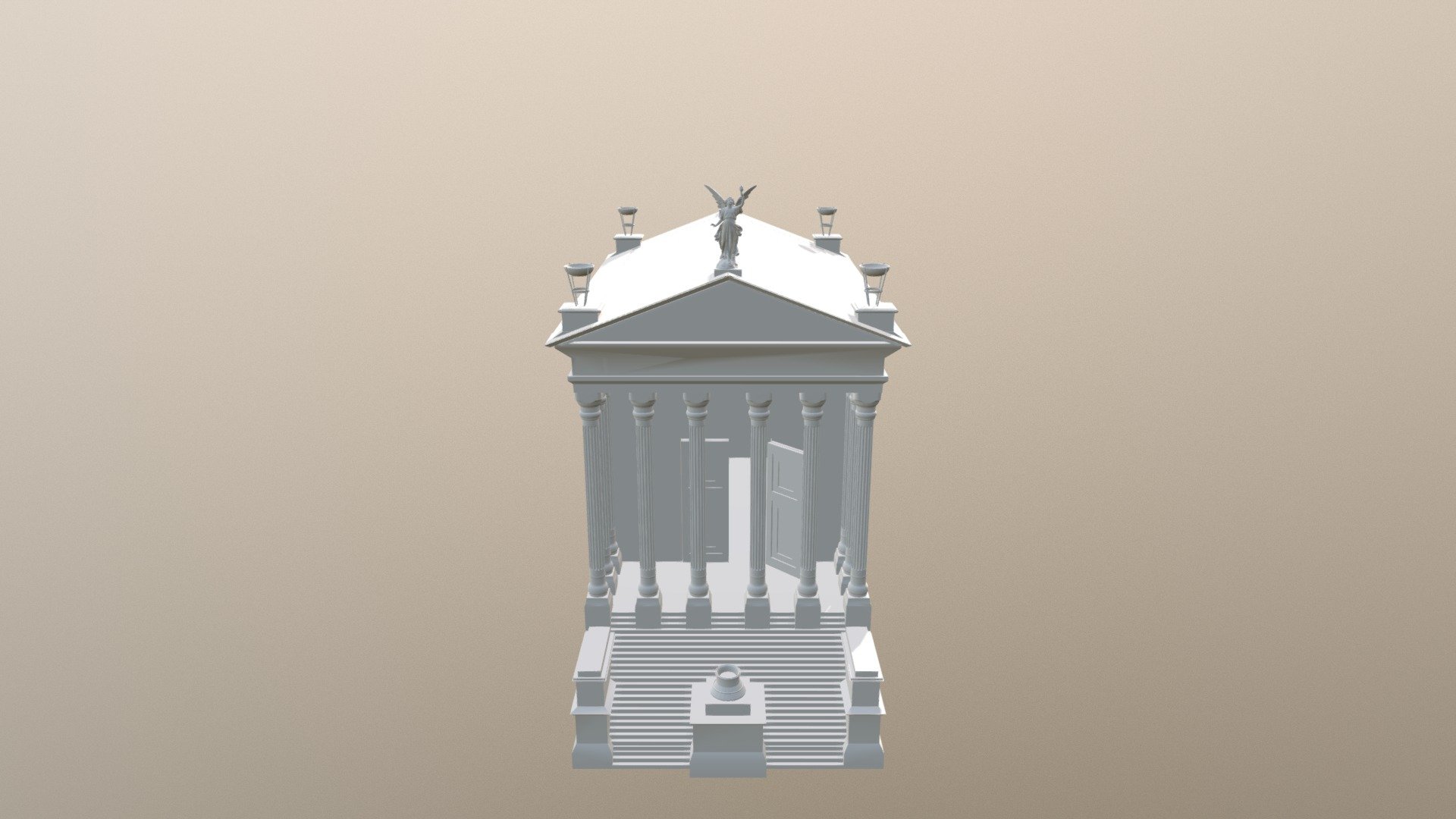 Temple Of Vespasian And Titus 3d model