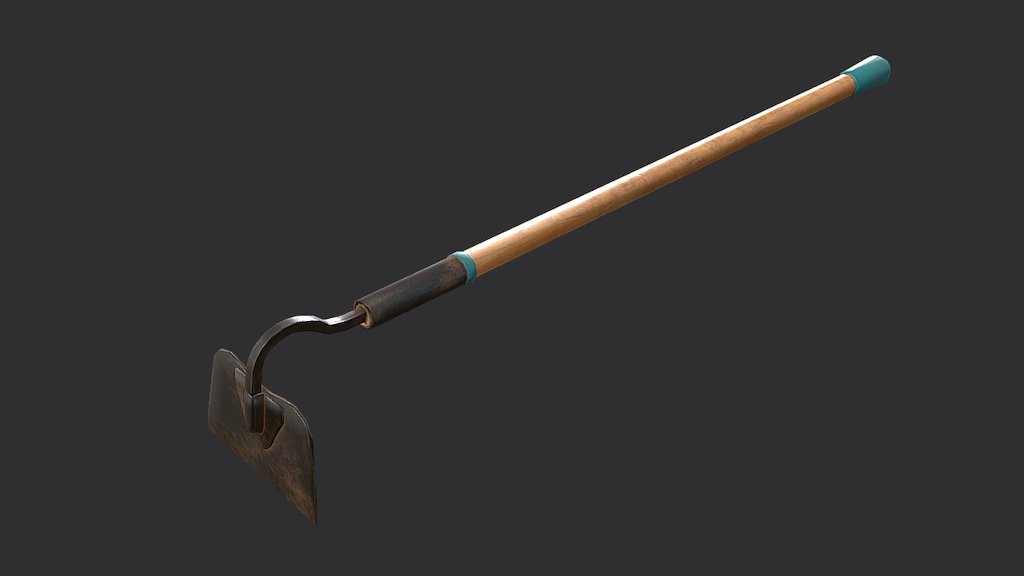 Farming Hoe 3d model