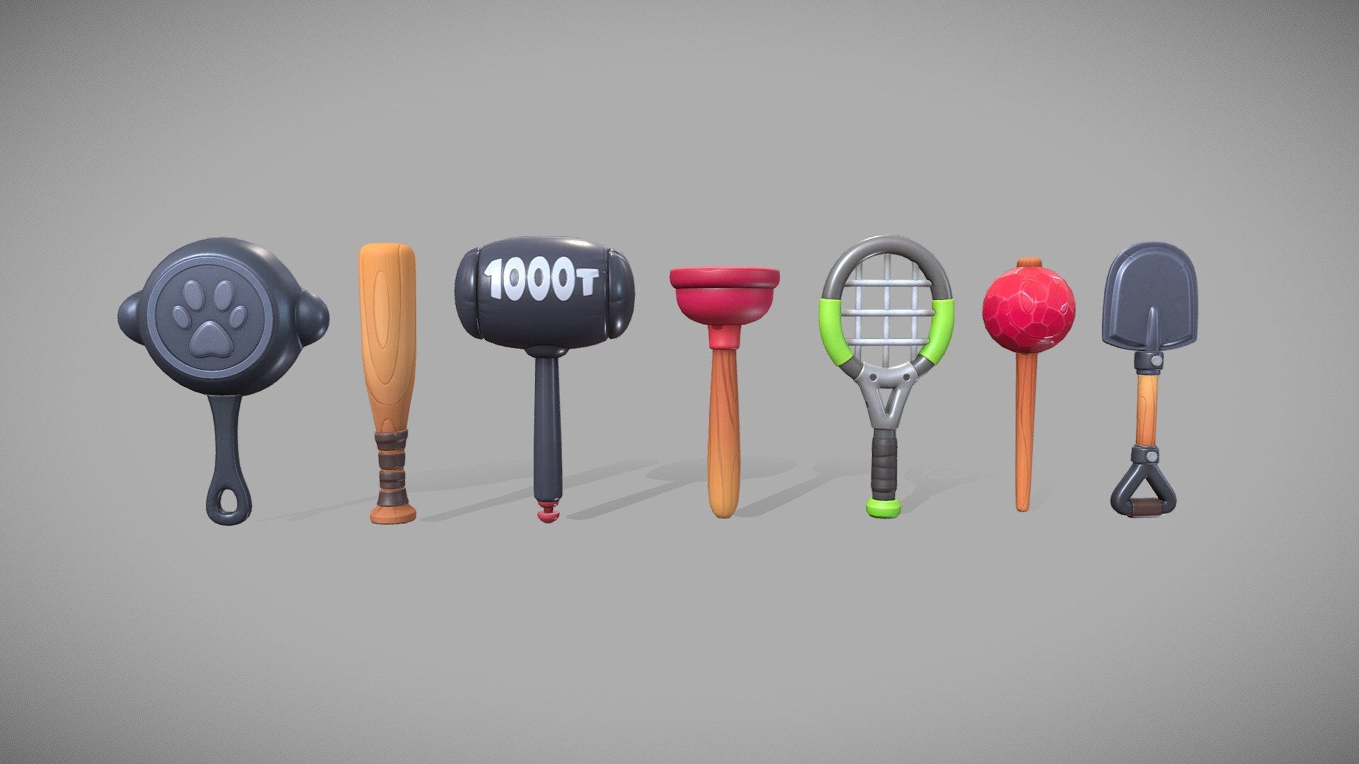 Party Animals (weapons) Fan Art 3d model