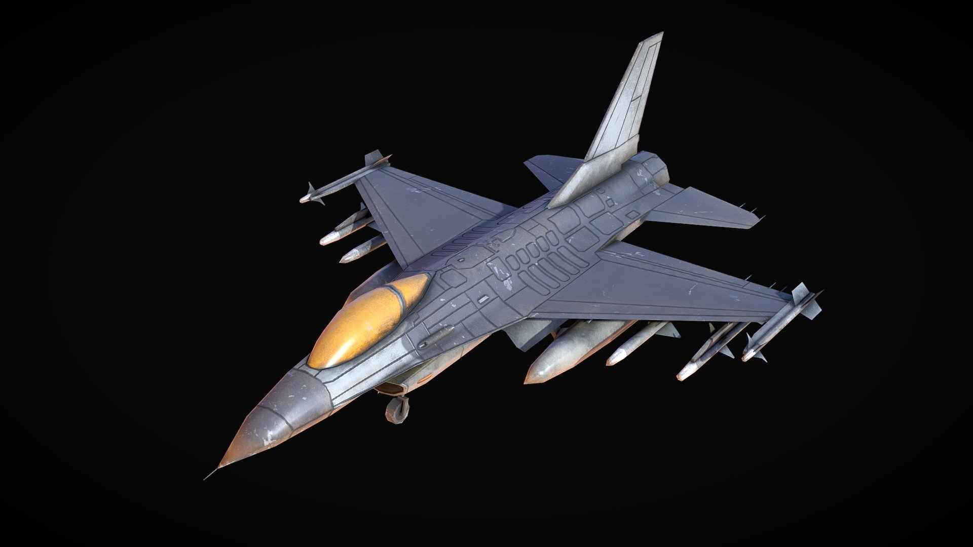 F-16 3d model