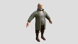 Fisherman Lowpoly