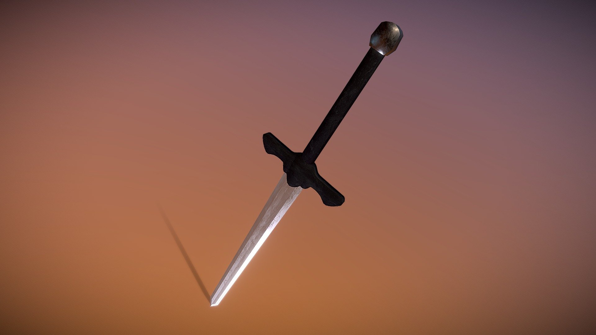 Sunlight Straight Sword 3d model