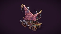 Stylized wagon