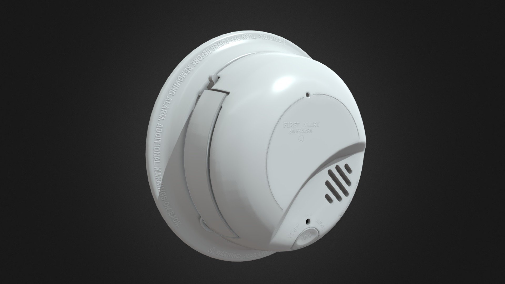 Smoke Detector Machine 3d model